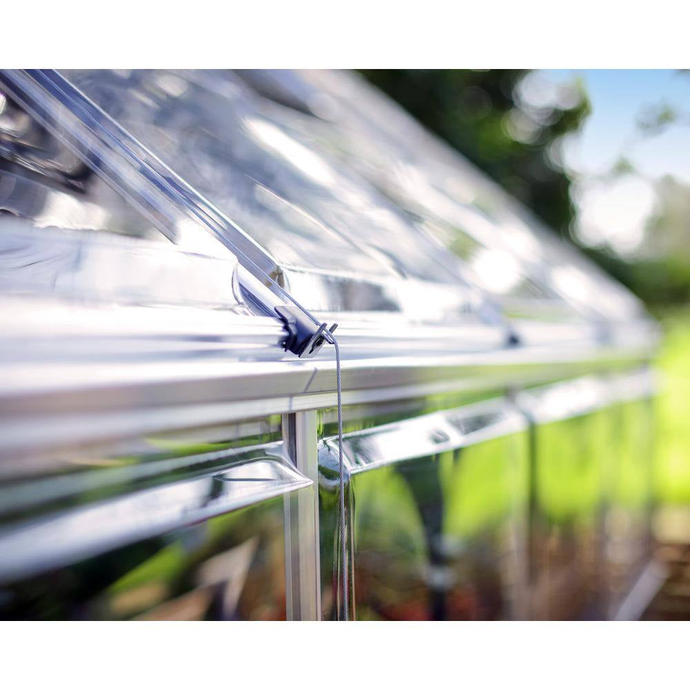 Harmony 6 Ft. X 6 Ft. Silver/Clear Polycarbonate DIY Greenhouse Kit