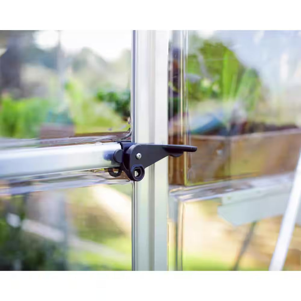 Harmony 6 Ft. X 6 Ft. Silver/Clear Polycarbonate DIY Greenhouse Kit